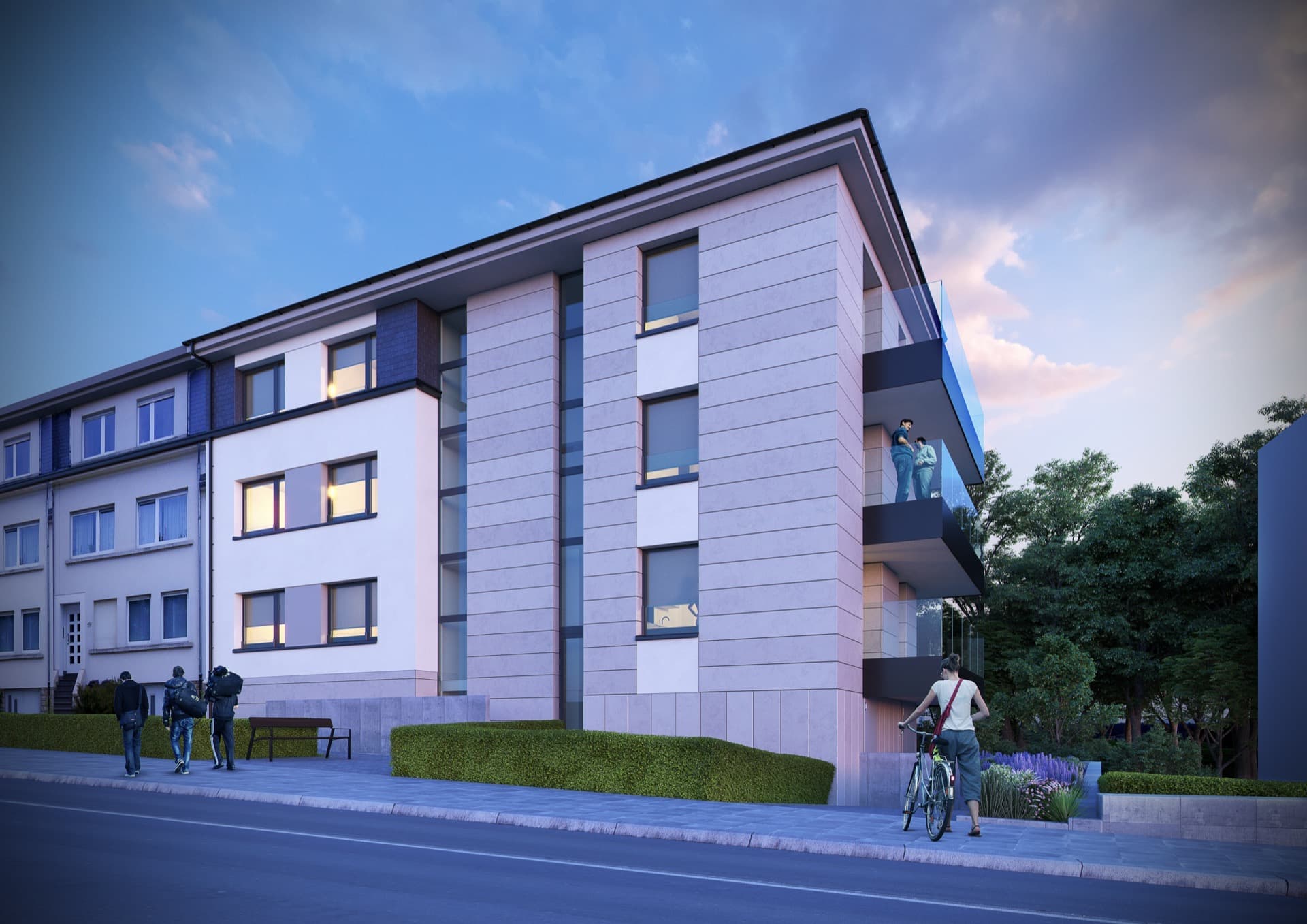 External overview of the Cessange House